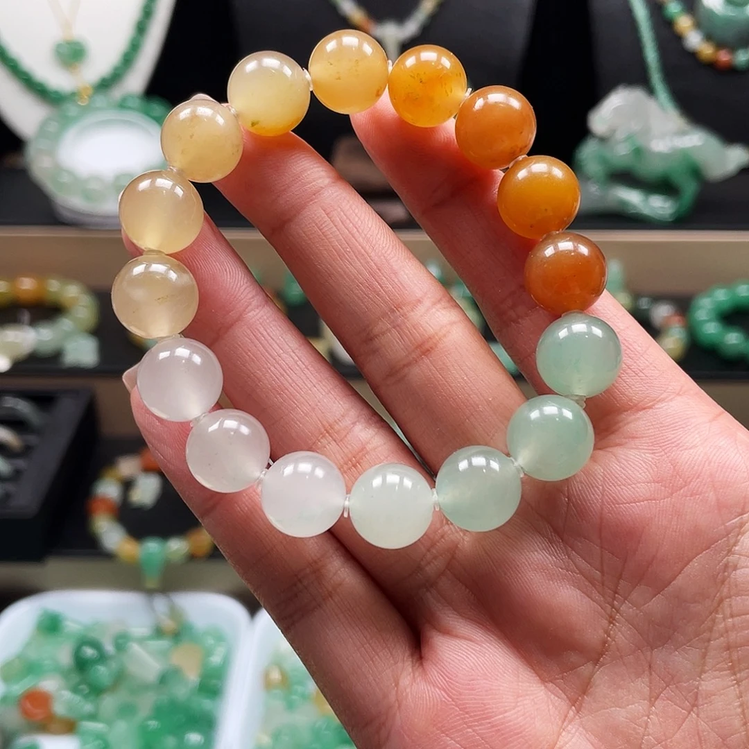 石英质玉未镶嵌手链