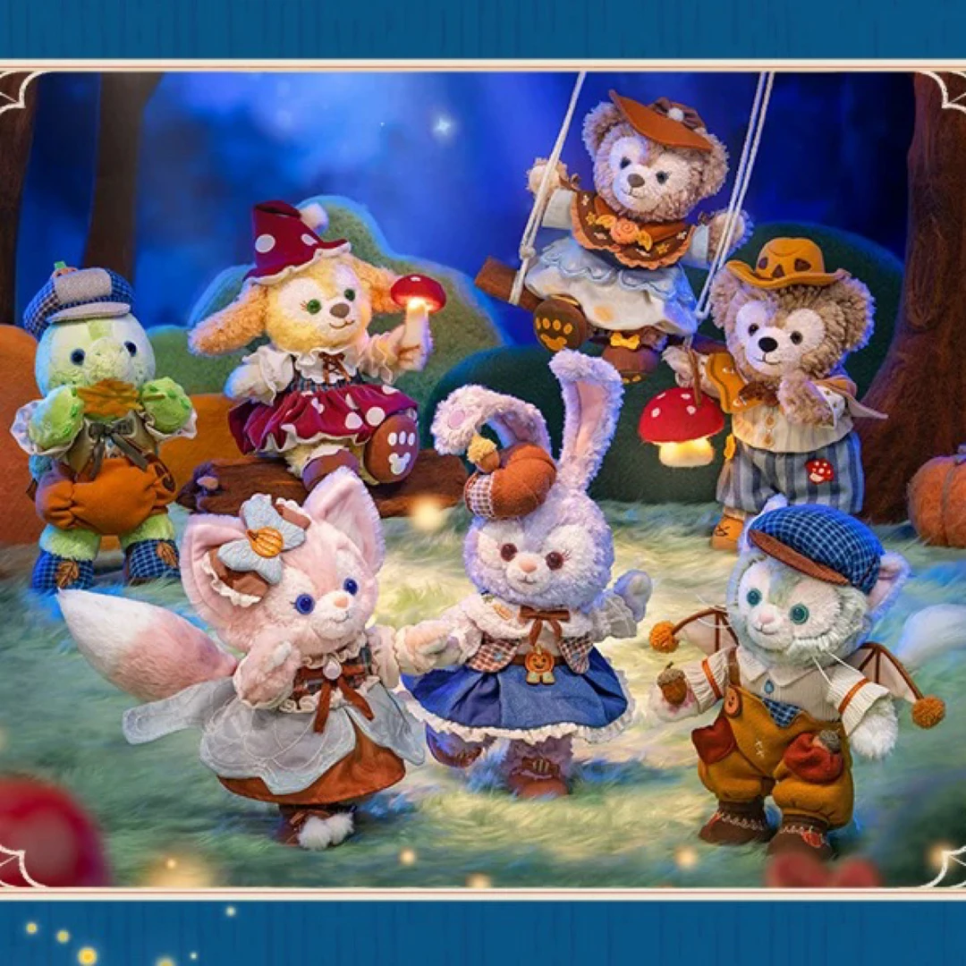 2025万圣系列达菲和他们的朋友们新品毛绒玩具挂件