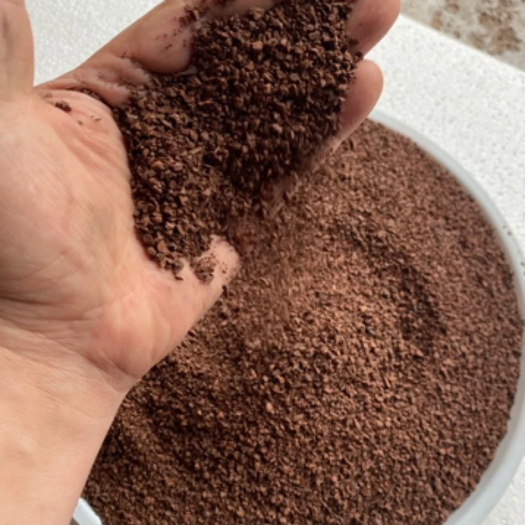 四川天然养花风化土风化颗粒土风化石营养土1-3毫米9.6斤装茶枯饼