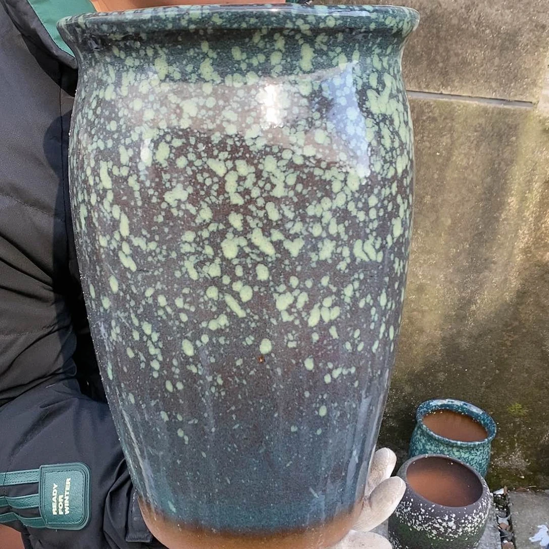 紫砂花盆正品口21高32