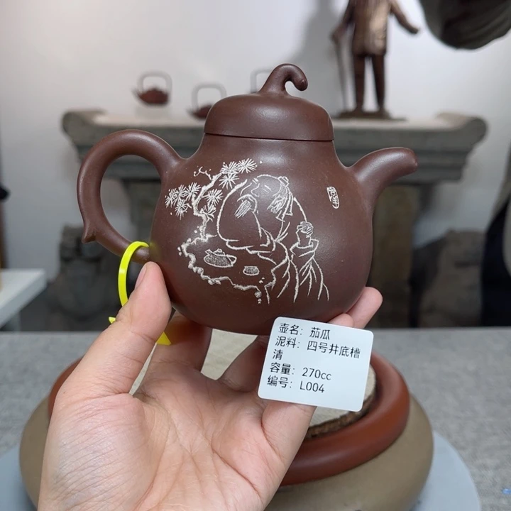 紫砂茶壶紫砂刻绘