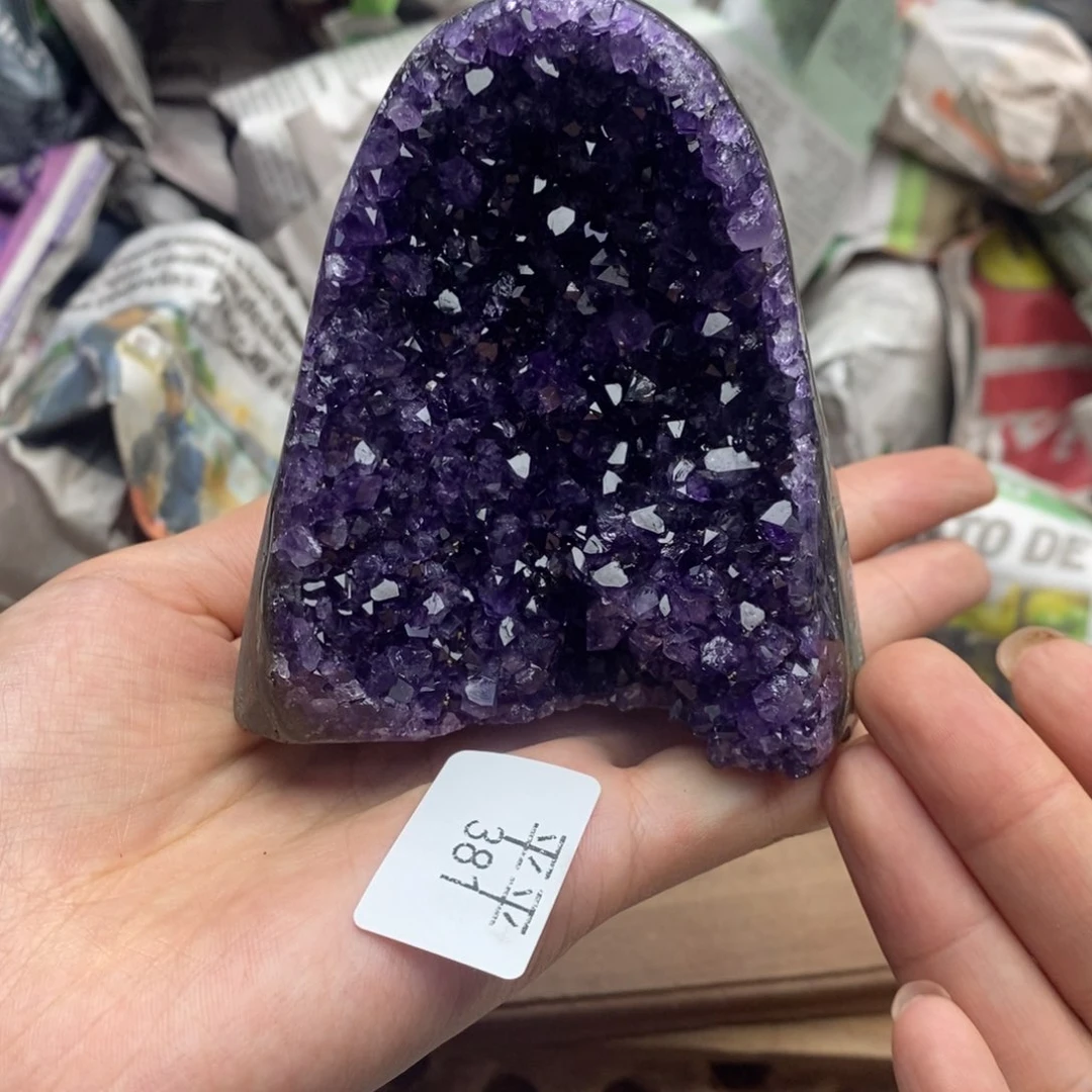 紫晶珠宝半成品未镶嵌