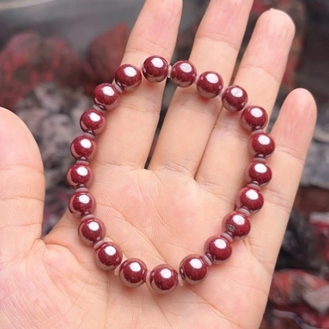 【闪购商品】天然辰砂天然原矿朱砂手串