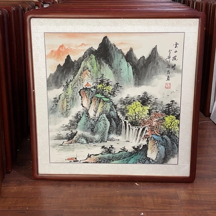 国画带框尺寸63*63厘米