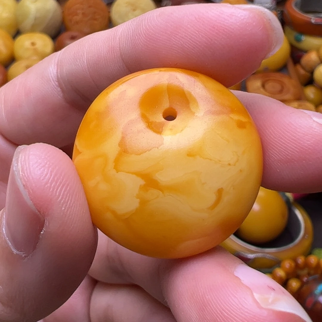 蜜蜡未镶嵌珠宝奇石公主扣