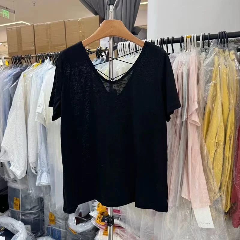 叙旧姑嫂 休闲潮流后背设计感T恤1933