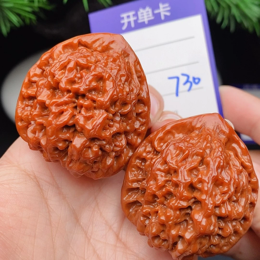 文玩核桃把件42官帽730