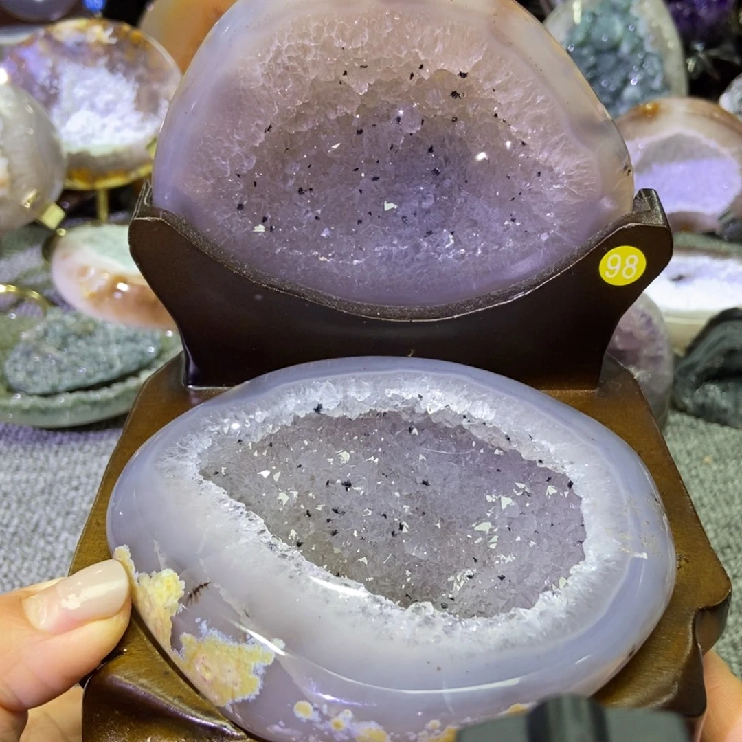 紫晶未镶嵌摆件水晶