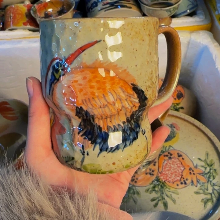 瓷片景德镇陶瓷手工手绘