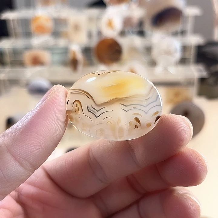 玛瑙/玉髓未镶嵌吊坠(不含链)