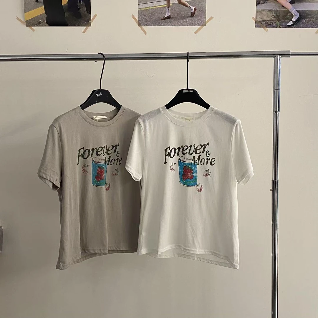 【ARONG阿荣家】上衣81807-白色灰-F