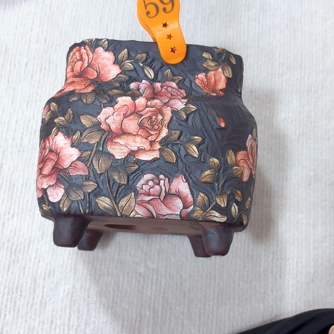 觅***觅紫砂花盆陶瓷多肉花盆精品