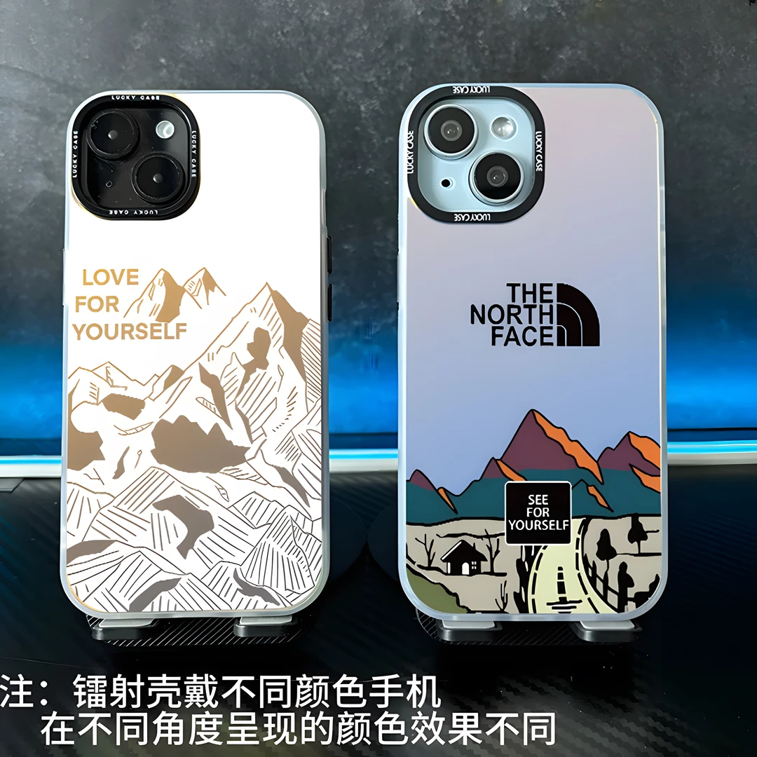 山景公路-【镭射】软包硬背风景手机壳男适用于苹果16voiooppo小米