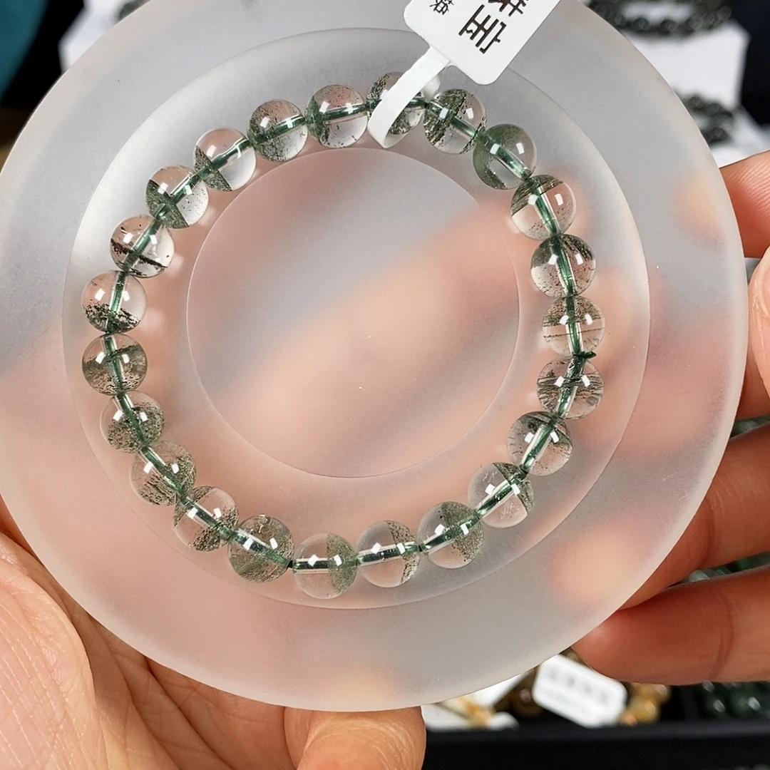 *****手链水晶未镶嵌绿幽灵手链