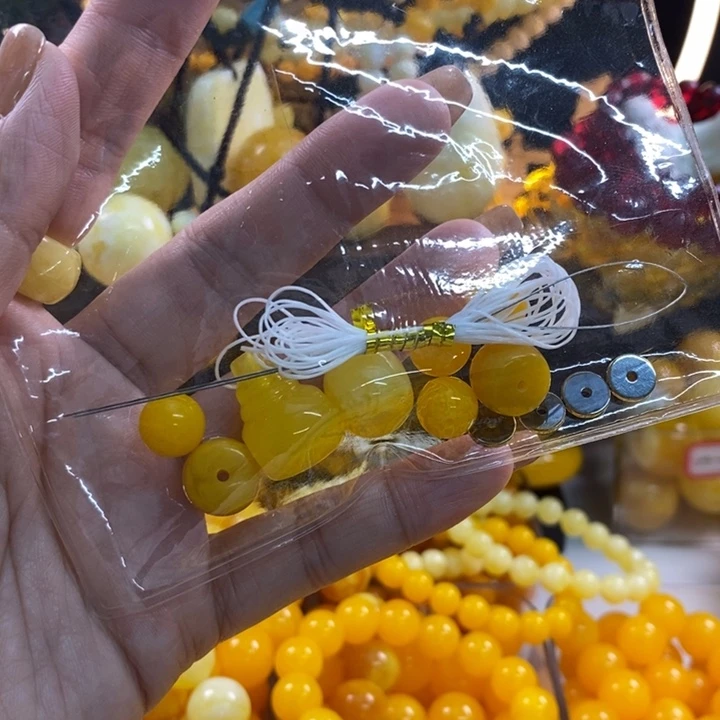 风***子鸡油黄配饰 全品无暇
