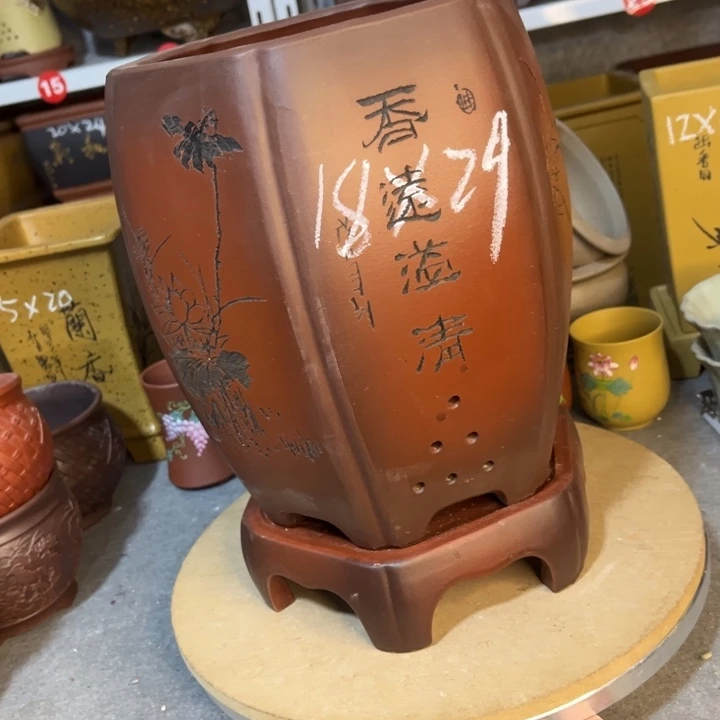 花盆紫砂紫砂花盆