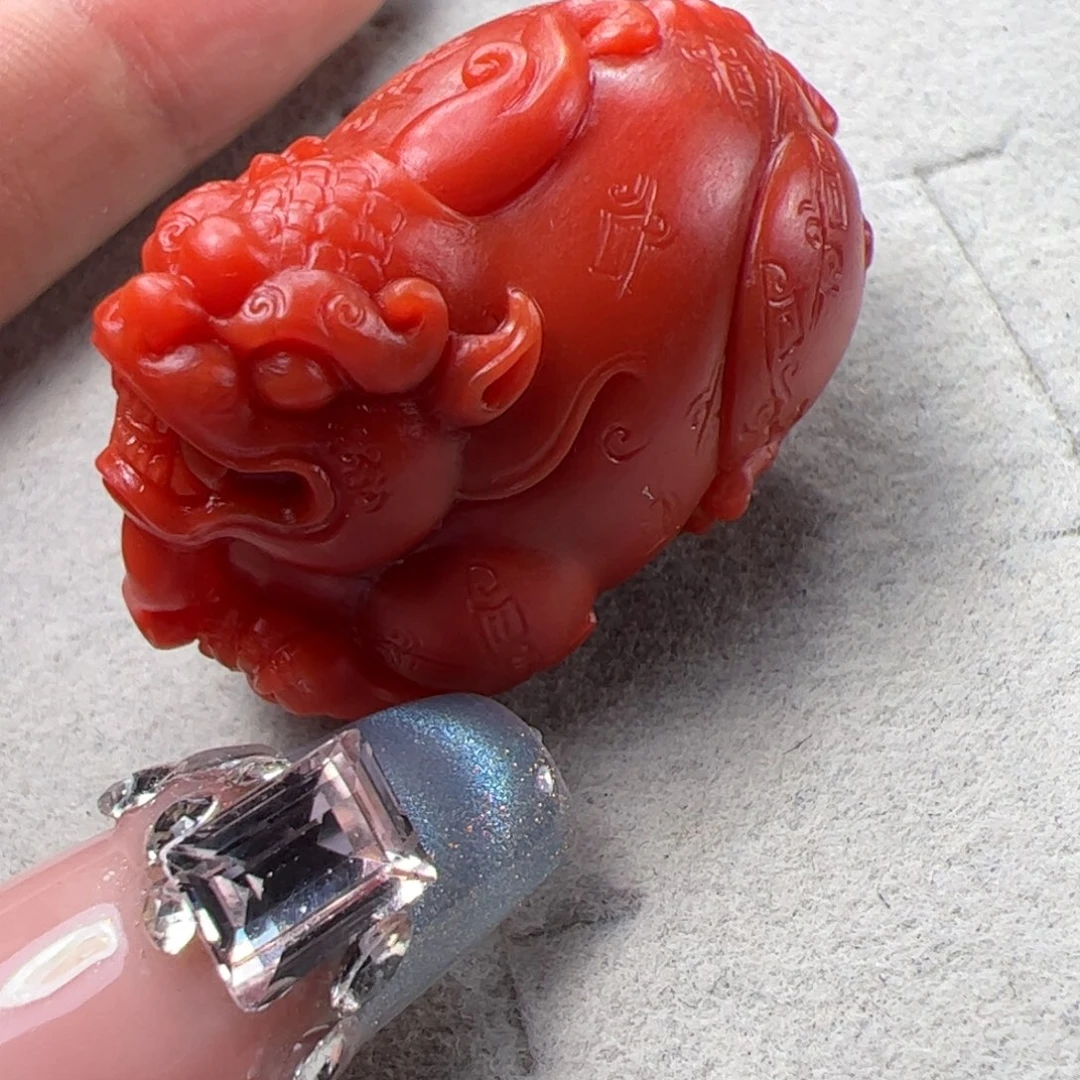 南红玛瑙貔貅未镶嵌