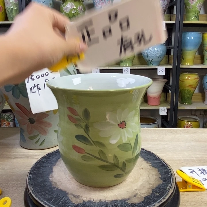 景德镇高温陶瓷花盆