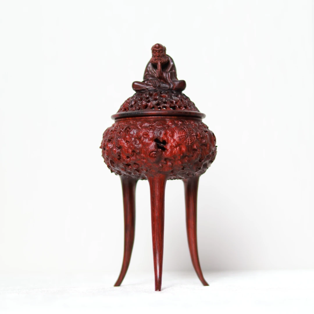 a25820 印度小叶紫檀-达摩香炉