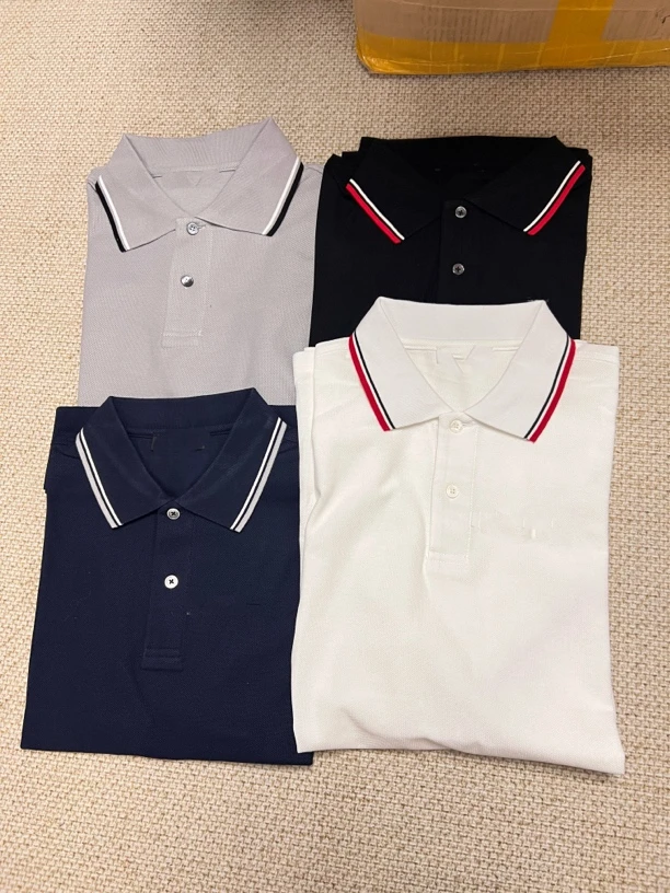 P 夏季新款百搭翻领Polo短袖