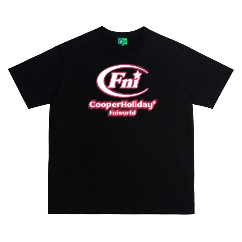 已拆勿上--FNI国潮重磅纯棉（C基础款）男女同款t恤美式复古短袖上