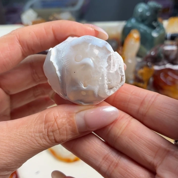 玛瑙/玉髓未镶嵌吊坠(不含链)