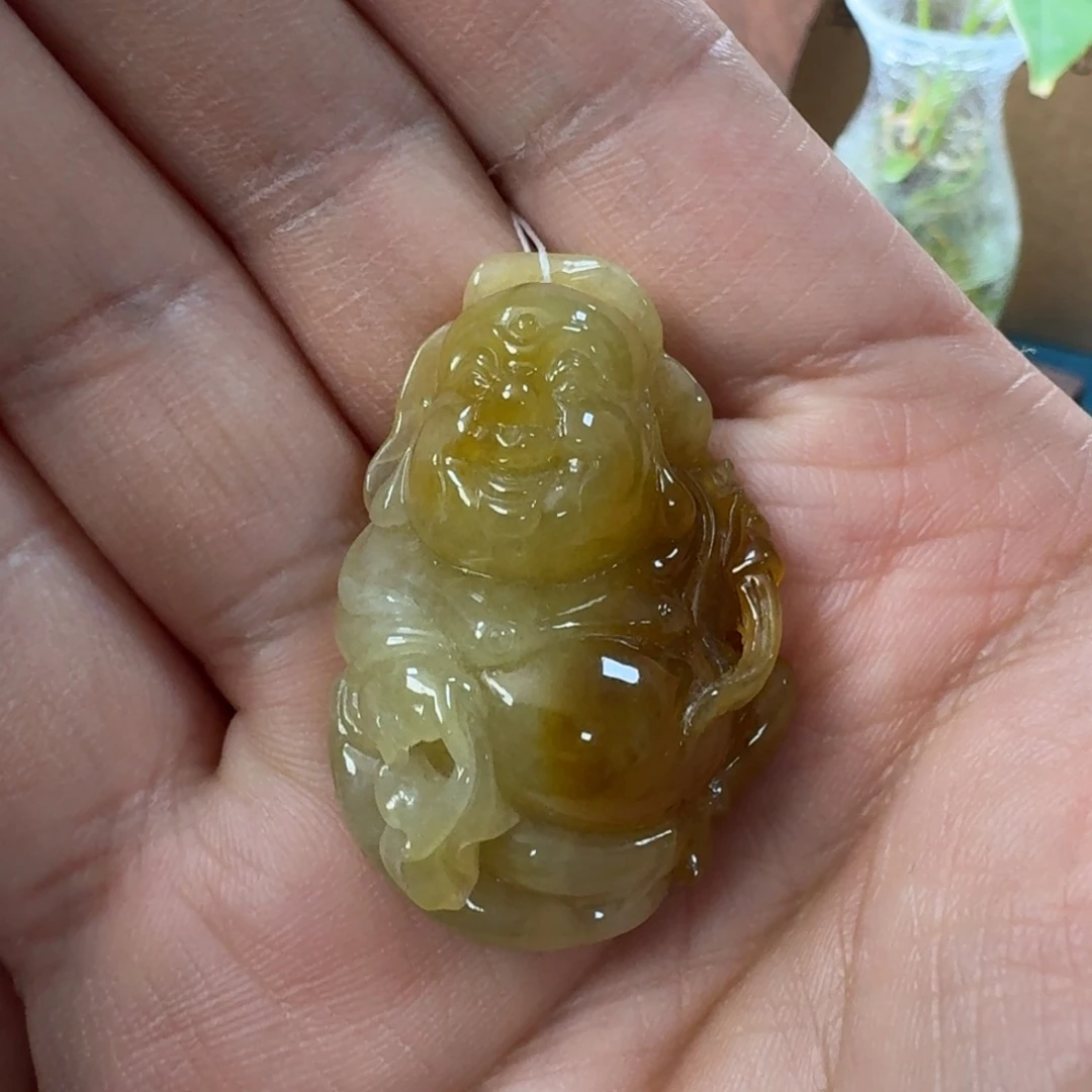 翡翠未镶嵌颈饰翡翠挂件