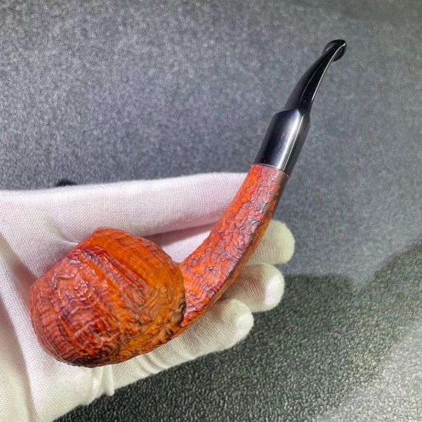 丹麦大师本尼 Benni 虎年纪念款 小番茄弯斗 大师手工石楠木烟斗