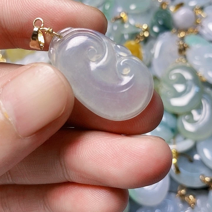 翡翠未镶嵌颈饰天然A货翡翠