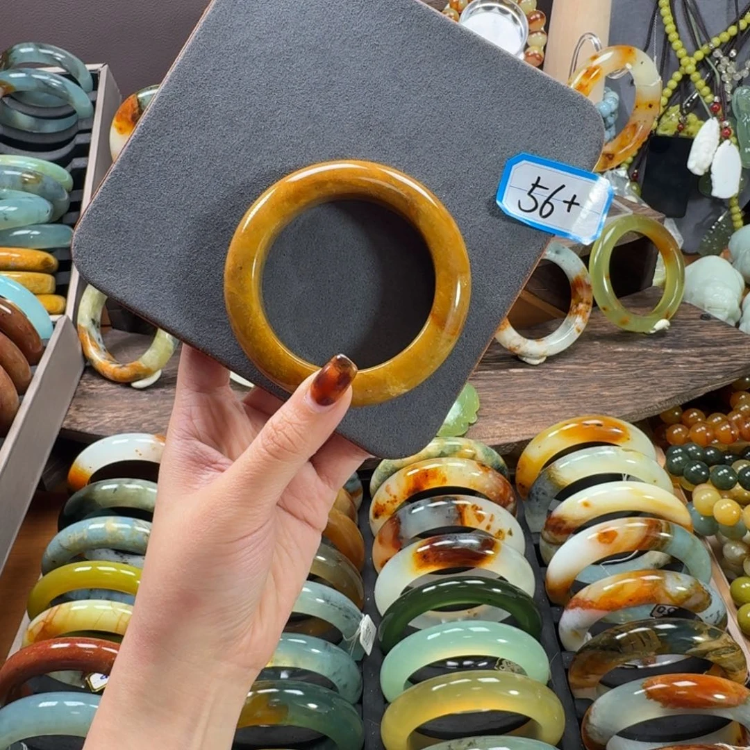 蛇纹石玉合金手镯