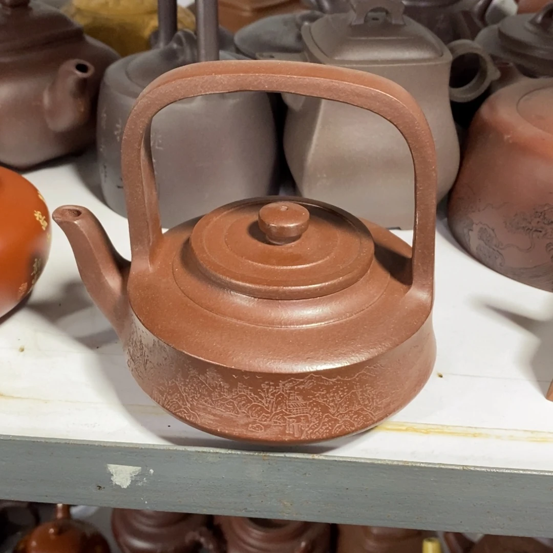 紫砂茶壶原矿手工140