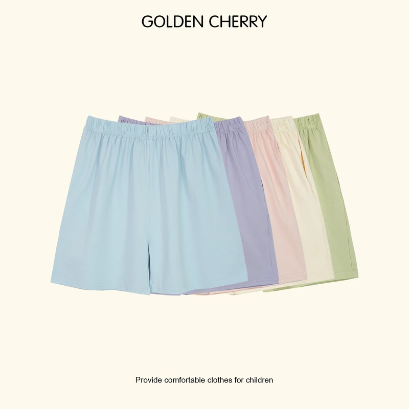 【金樱桃Golden cherry】亲子多色柔软亲肤短裤JX6820