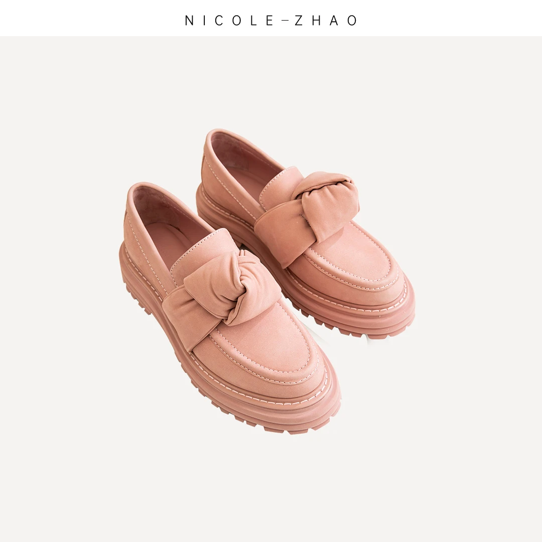 NZ2J2214【贵姐NICOLE】高端设计师款单鞋女鞋百搭女士软底
