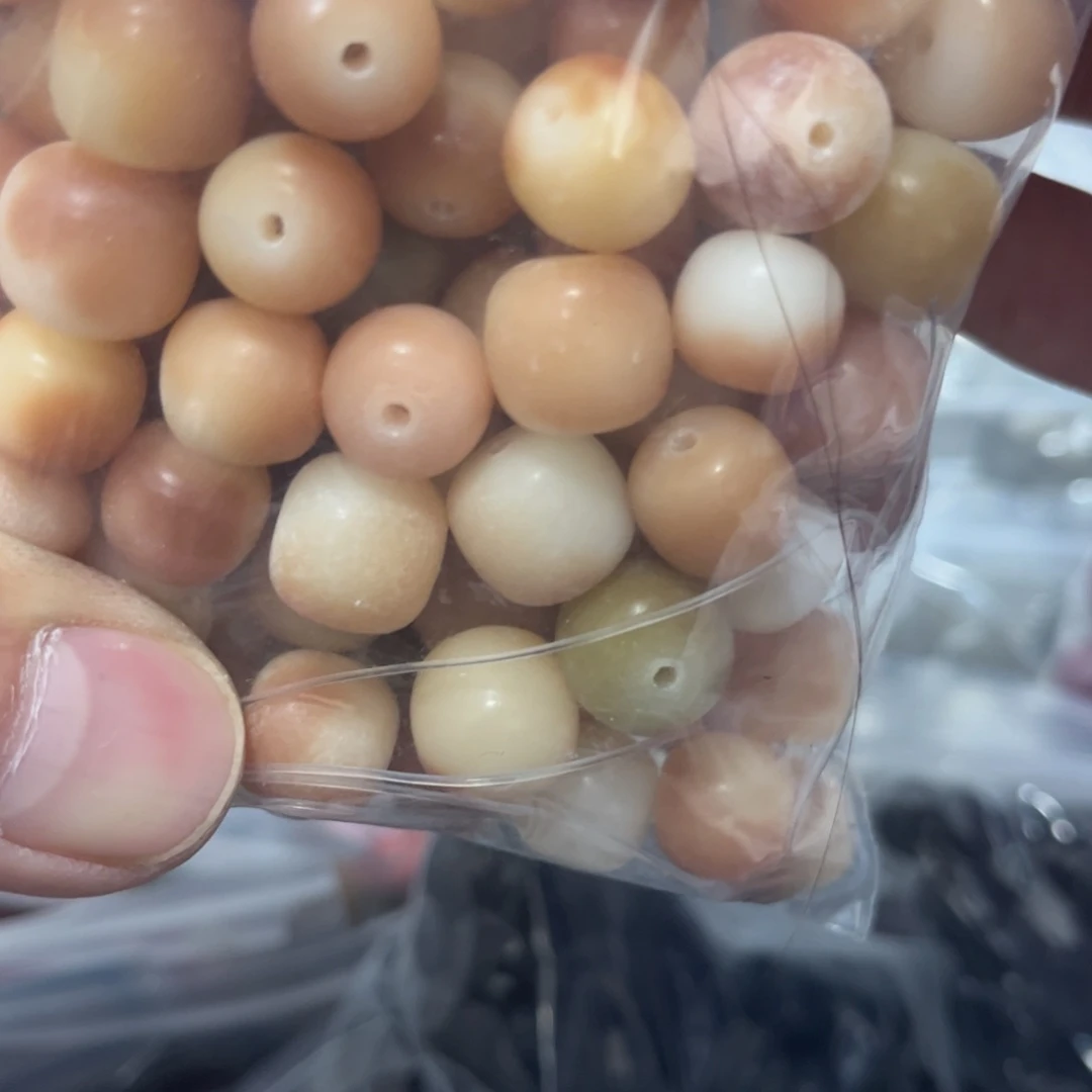 【闪购商品】白玉菩提吊坠z10-12/100颗微瑕锅底