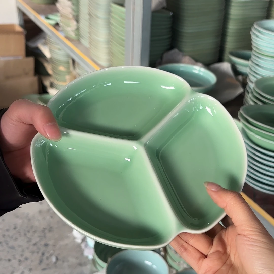 龙泉云间青瓷小米茶器