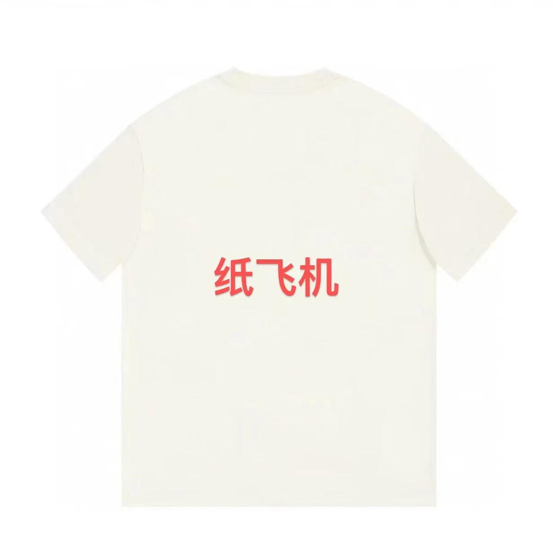 ML·沈闹闹 纸飞机 大版设计潮牌短袖-YT-D3016