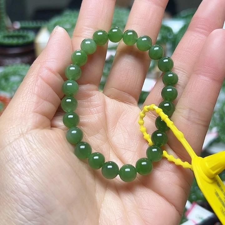 和田玉（碧玉）手链未镶嵌