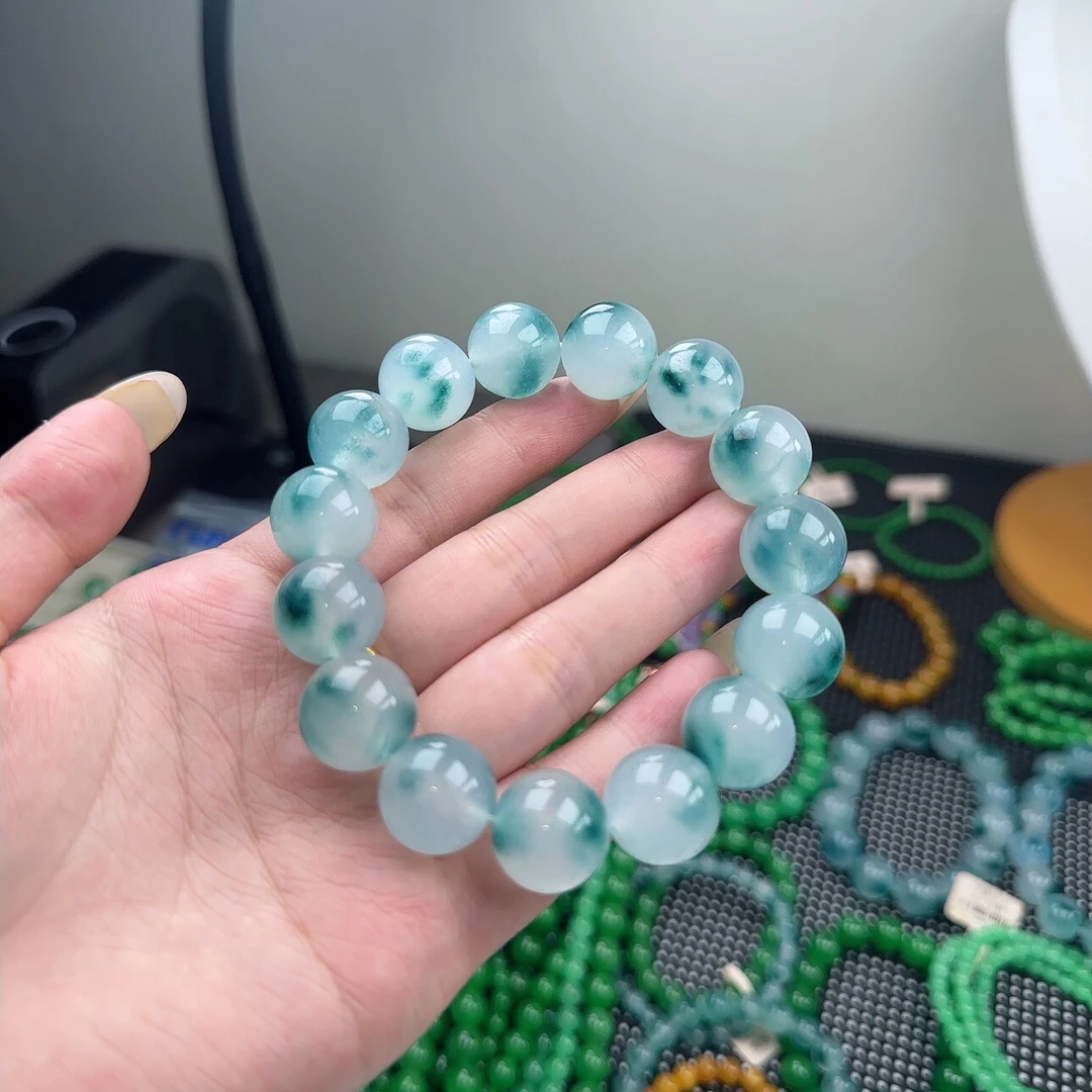 缅A珠串饰品，直播间链接，多样性发货