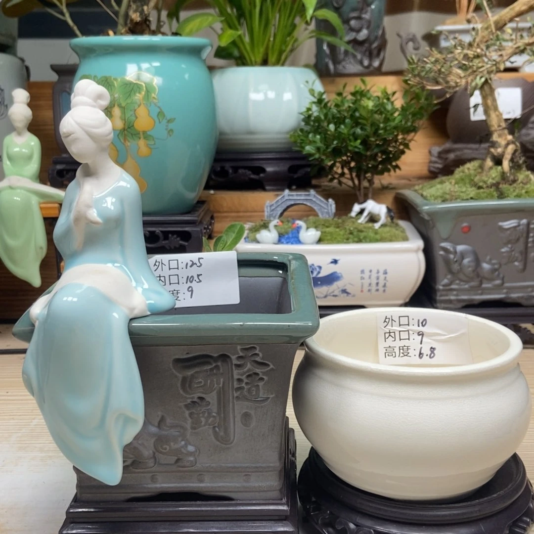 紫砂花盆陶瓷花盆陶瓷艺术