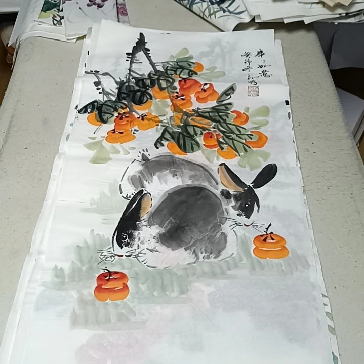 国画汴**姐国画花鸟花鸟国画
