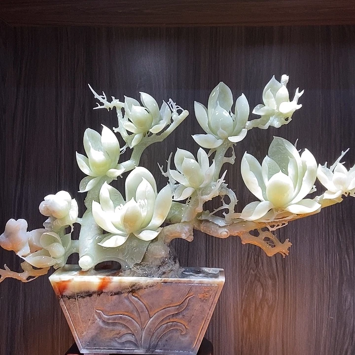 蛇纹石玉（覆膜）合金珠宝奇石