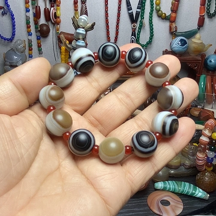 石***兵玛瑙/玉髓未镶嵌手链