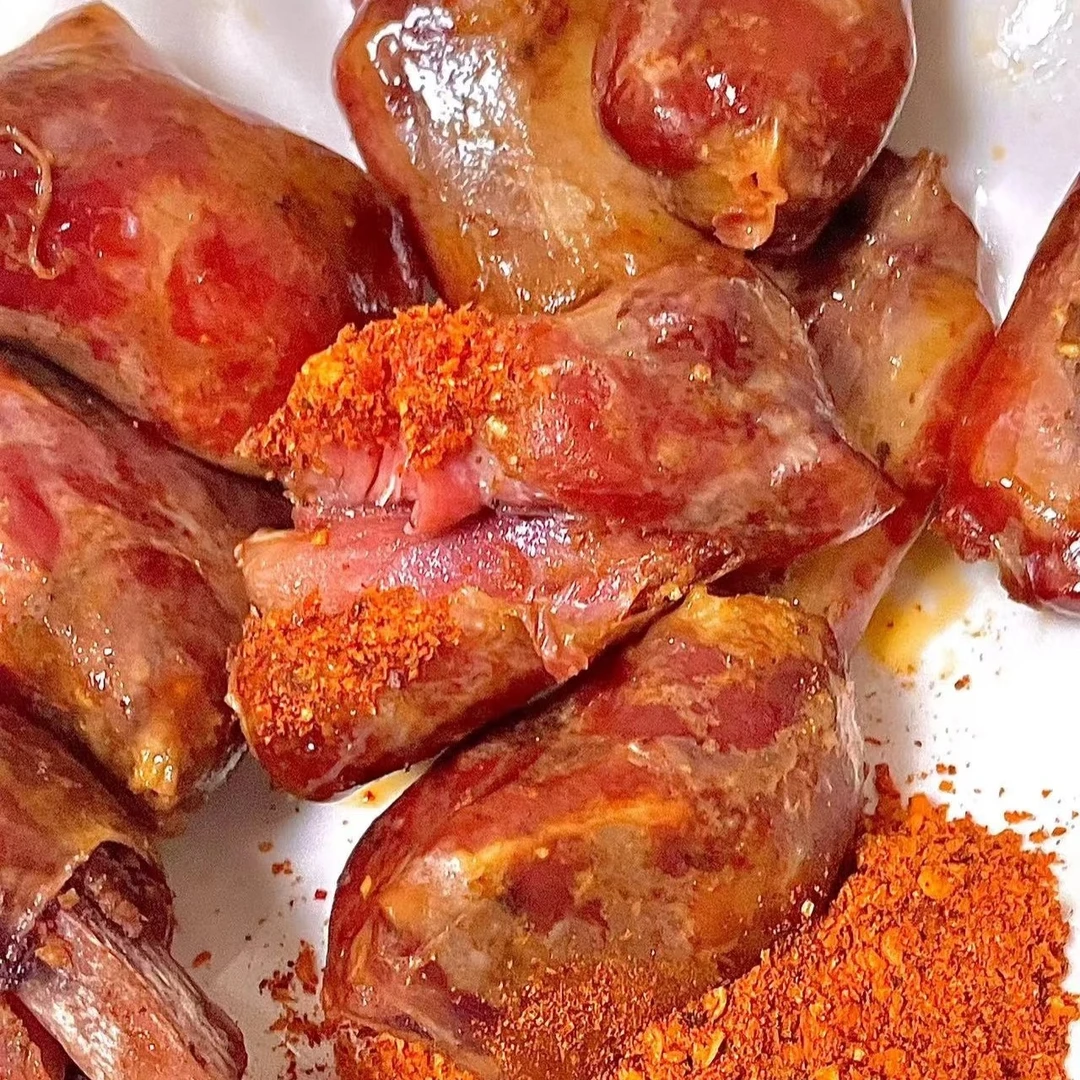 【排骨香肠】整根肋排排骨香肠农家土猪制作大口吃肉懒人速食下酒菜