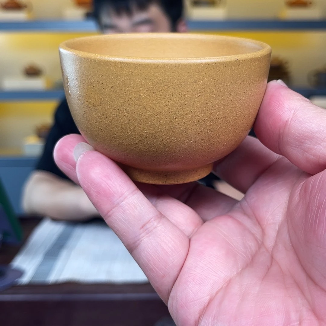 茶壶紫砂黄金段小碗杯