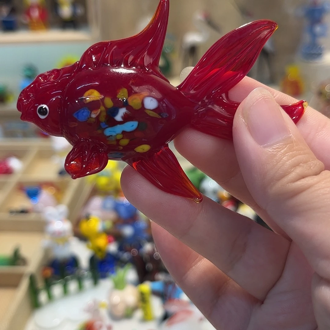 手工艺品琉璃金鱼