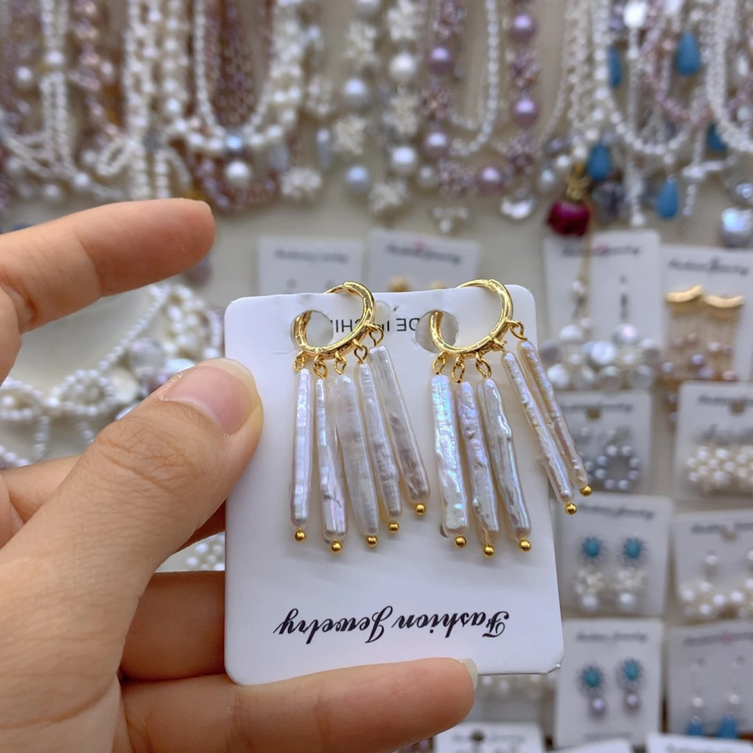 合金淡水珍珠项链耳饰