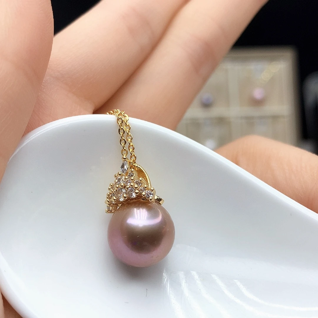淡水珍珠合金颈饰