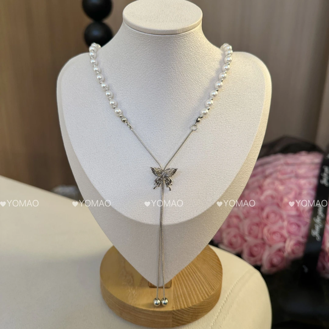 合金项链 【尤猫】【项链】气质简约时尚小众轻奢法式项链-Y786