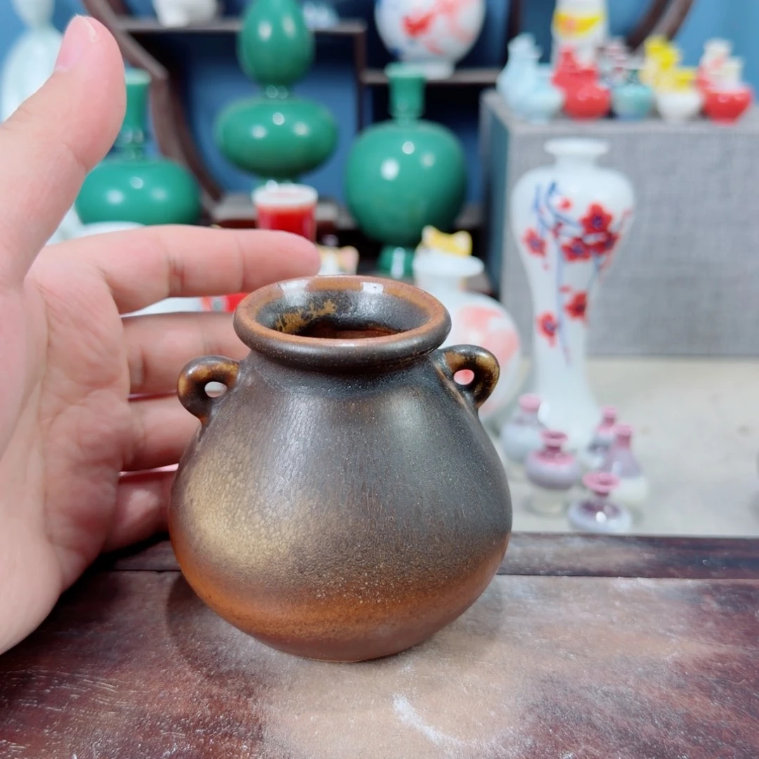 陶瓷手工小花器摆件