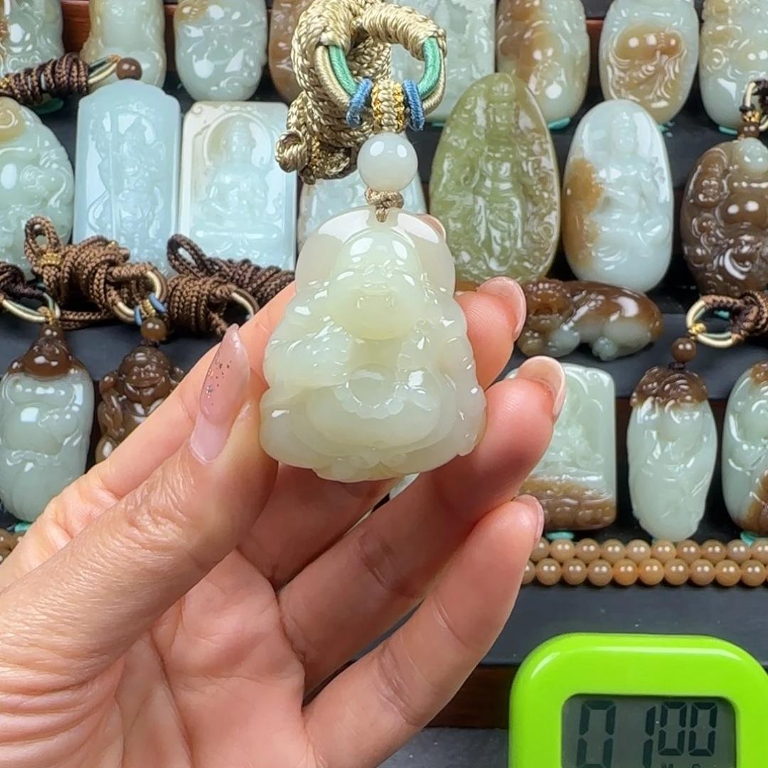 心***L和田玉未镶嵌挂件